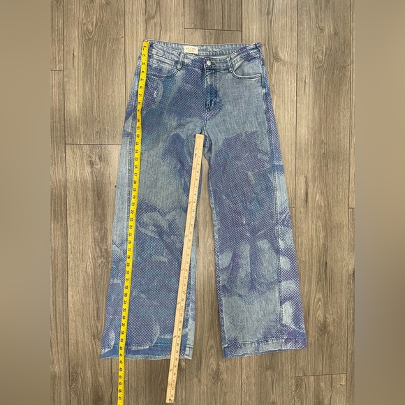 Anthropologie Pilcro The Gwen Mid Rise Wide Leg Jeans Size 28 - Picture 5 of 11